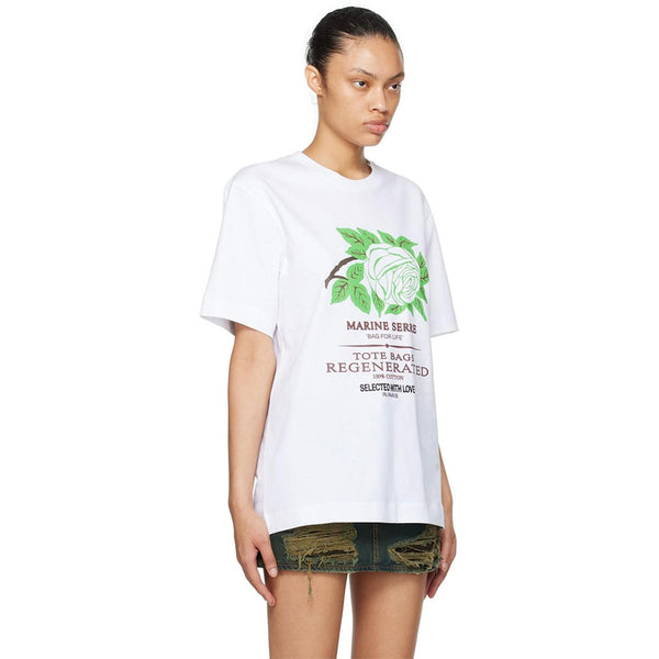 Graphic Organic Cotton T-shirt - White