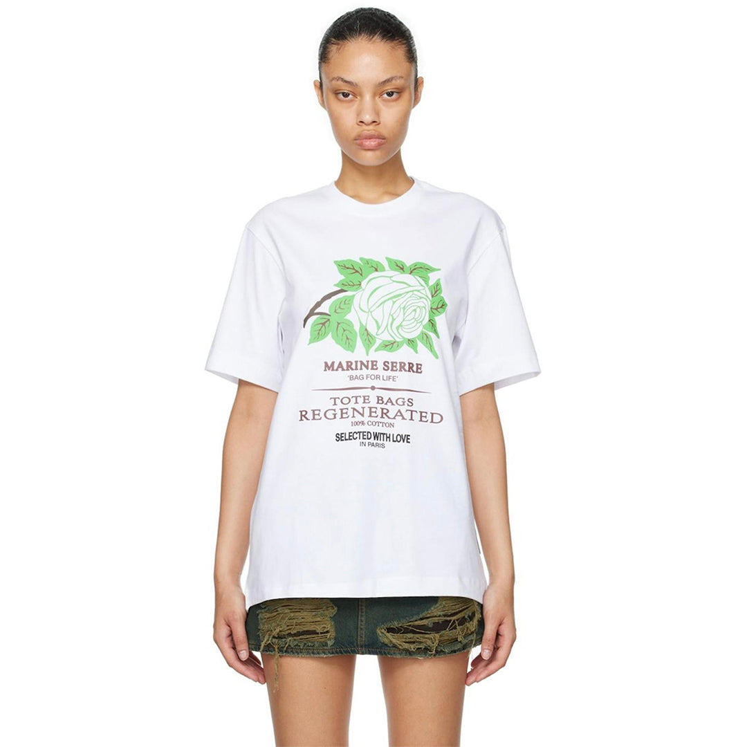 Graphic Organic Cotton T-shirt - White