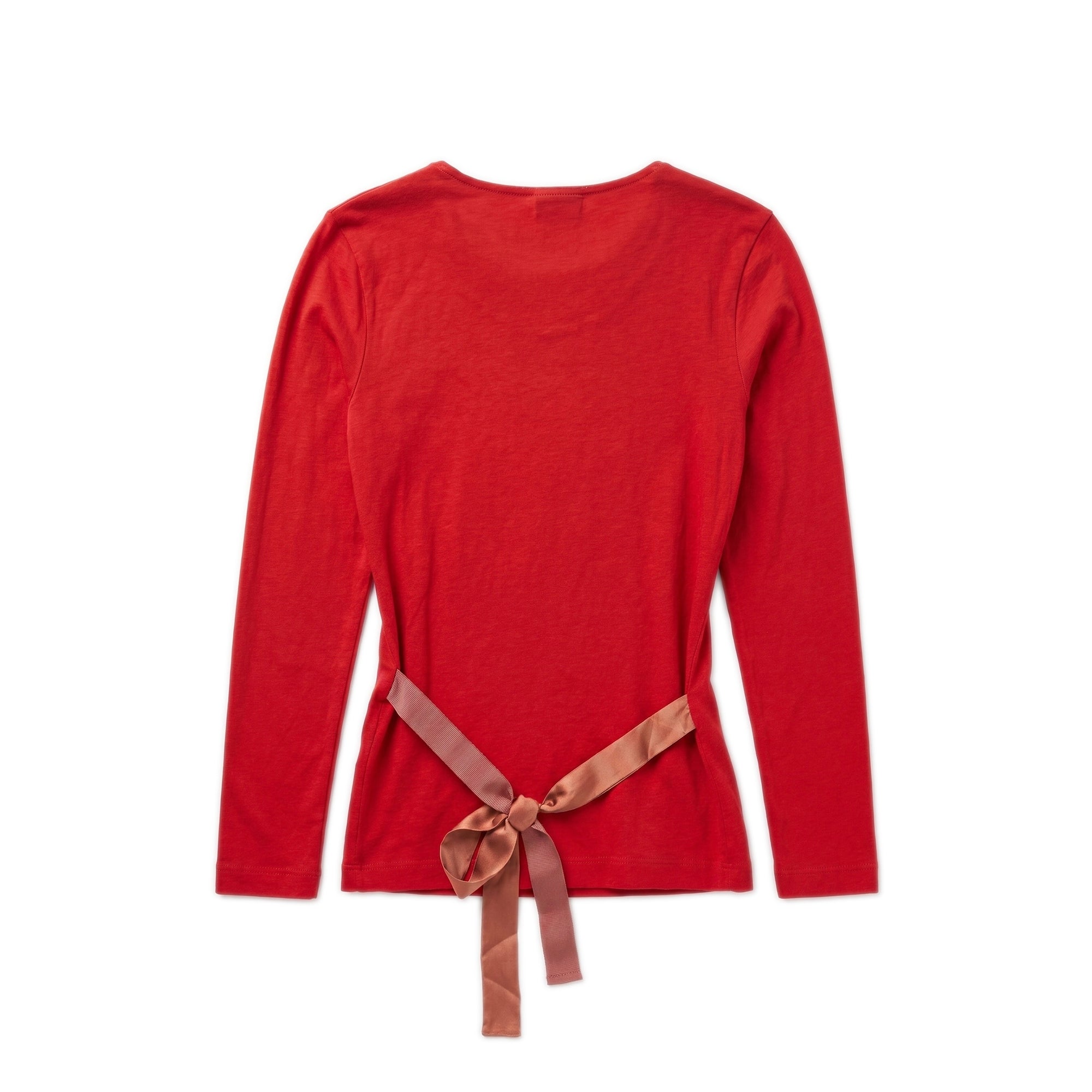 Ribbon Tie top – Red