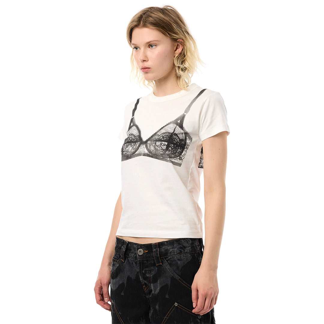 Bra Baby Tee - White