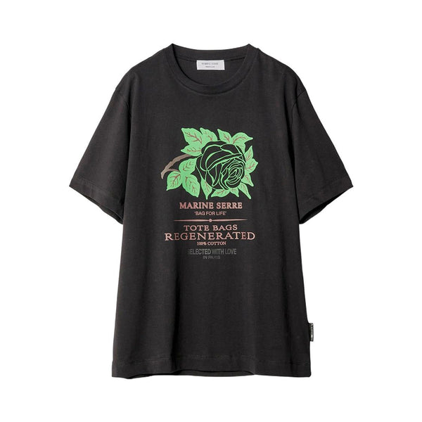 Graphic Organic Cotton T-shirt - Black