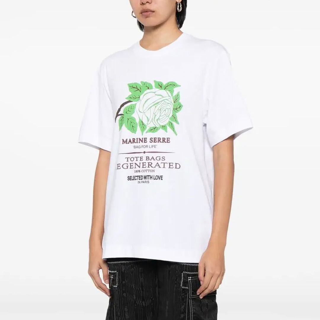 Graphic Organic Cotton T-shirt - White