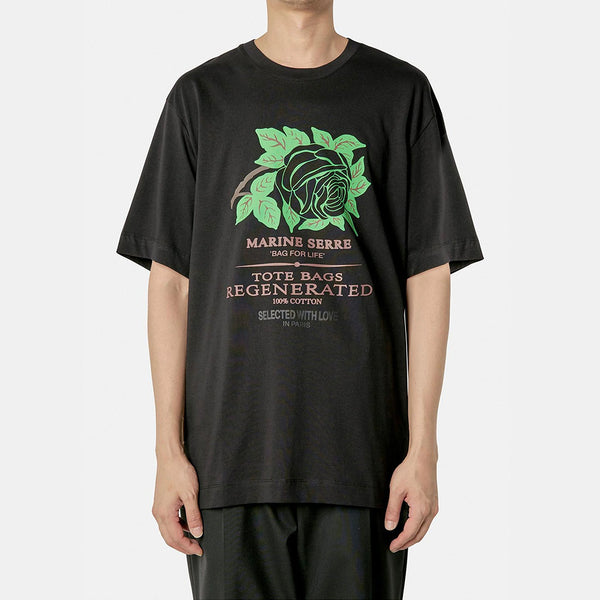 Graphic Organic Cotton T-shirt - Black