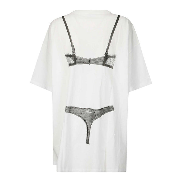 Trompe L'oeil Tall Tee - White