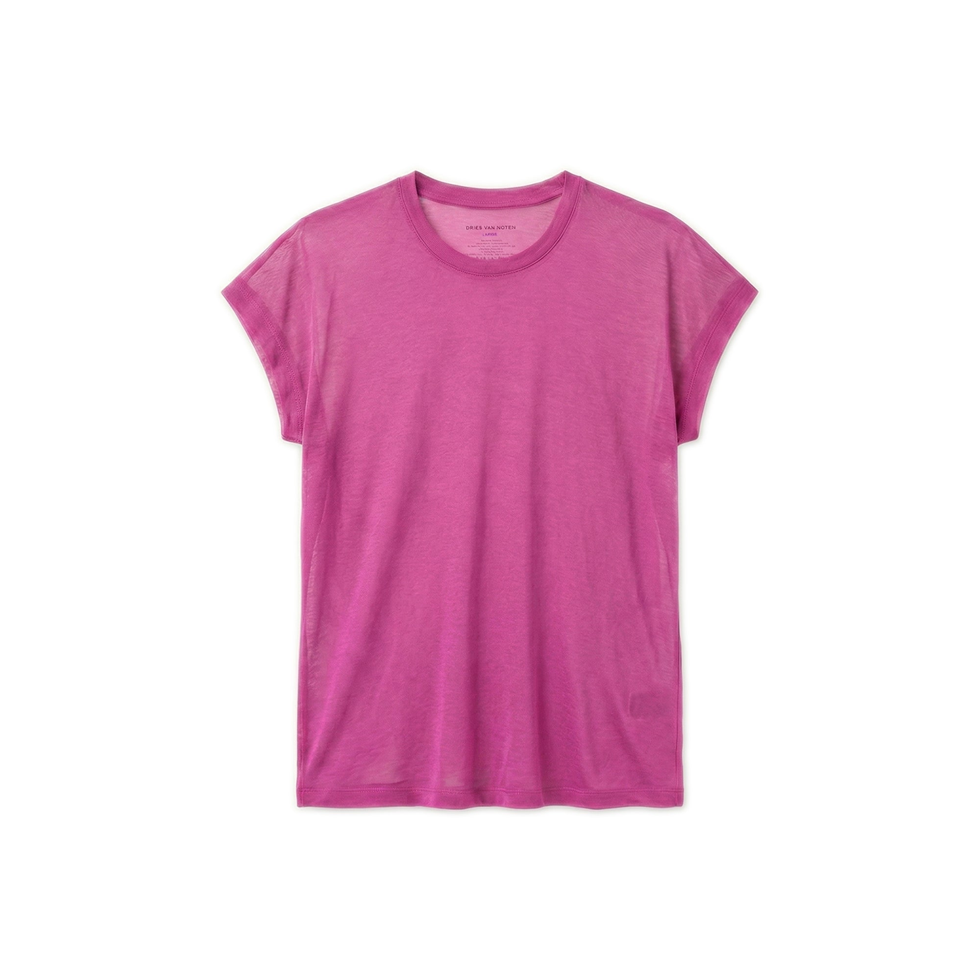 Ultra-Fine Crew Neck T-shirt - Pink