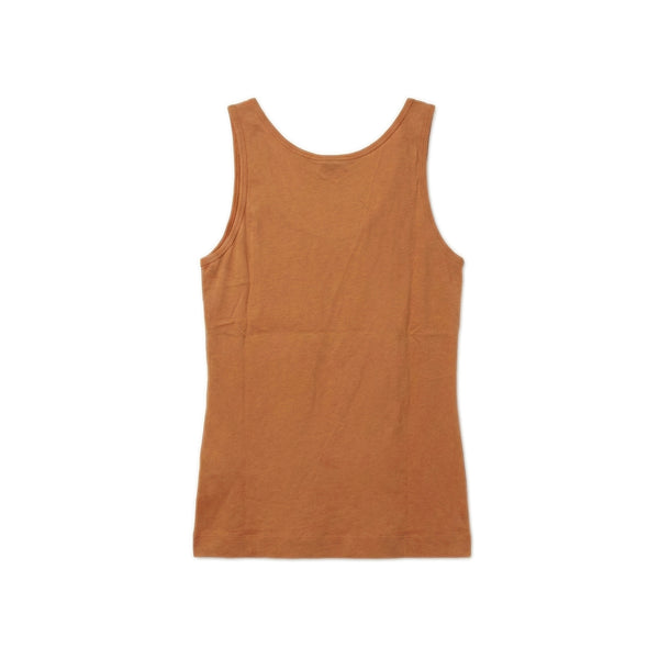 Fine Cotton Graphic Tank - Rust