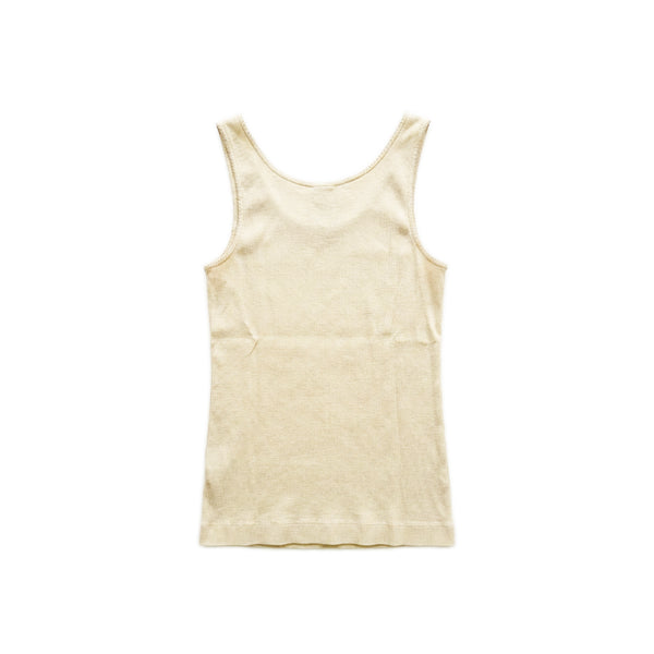 Ribbed Cotton Tank - Sand