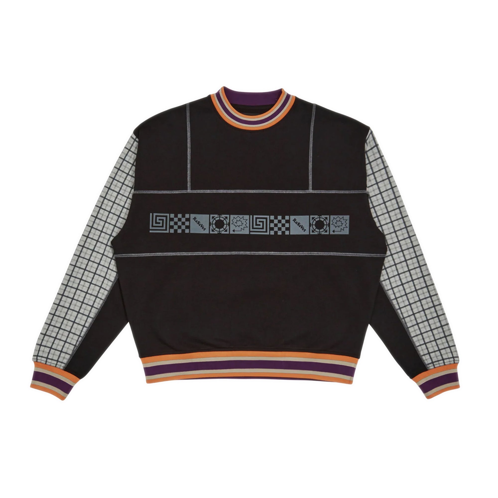 Graphic Print Sweatshirt – Black