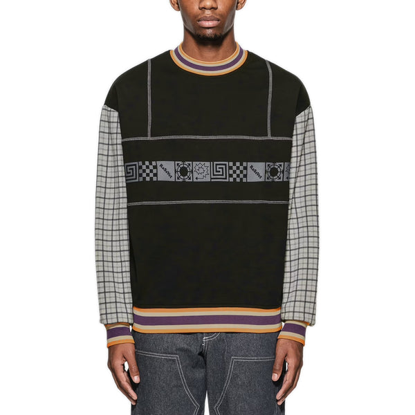 Graphic Print Sweatshirt – Black