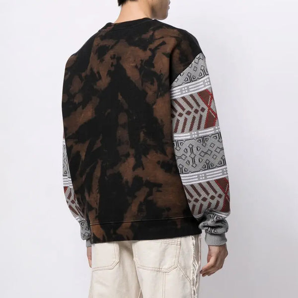 Bleached Crew Neck Sweatshirt