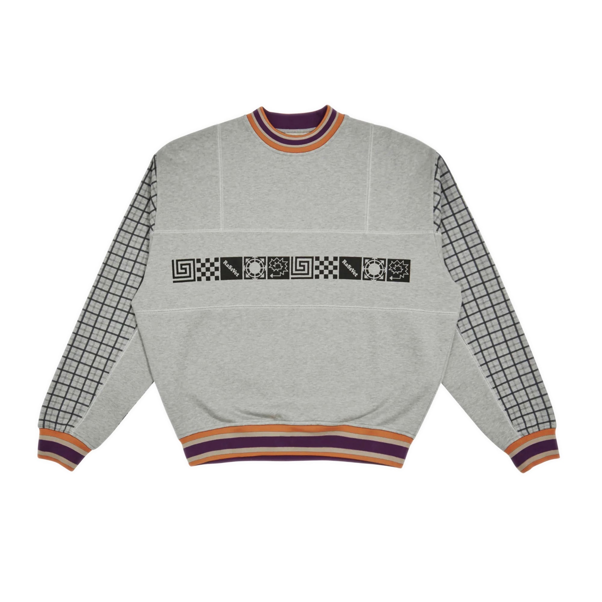Graphic Print Sweatshirt – Grey