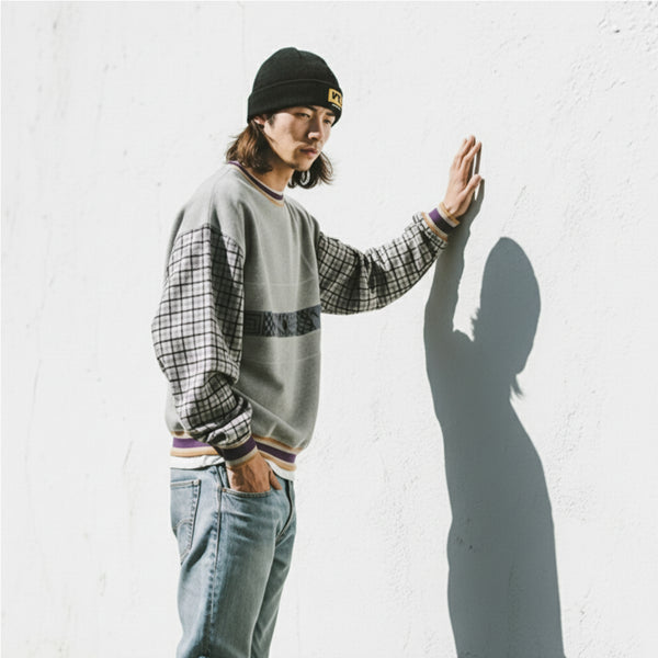 Graphic Print Sweatshirt – Grey