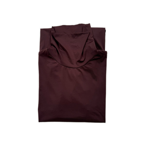 Heyze Stretch Turtle Neck Top – Aubergine