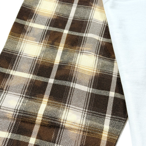 Hybrid Check Sleeve Sweatshirt