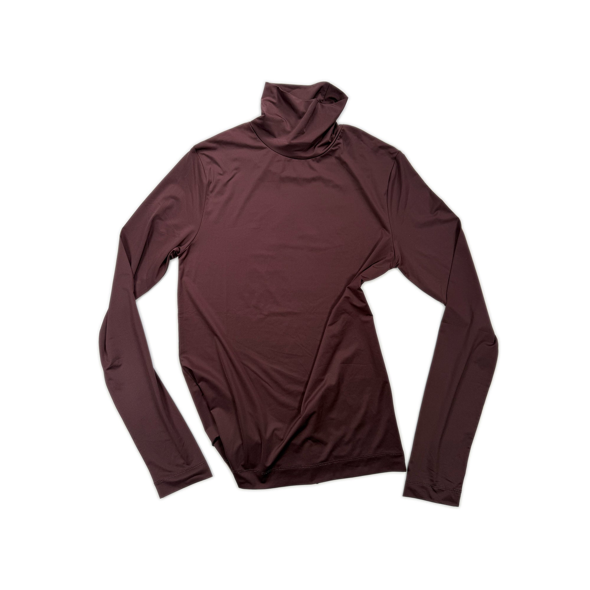 Heyze Stretch Turtle Neck Top – Aubergine