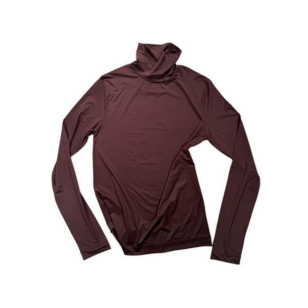 Heyze Stretch Turtle Neck Top – Aubergine