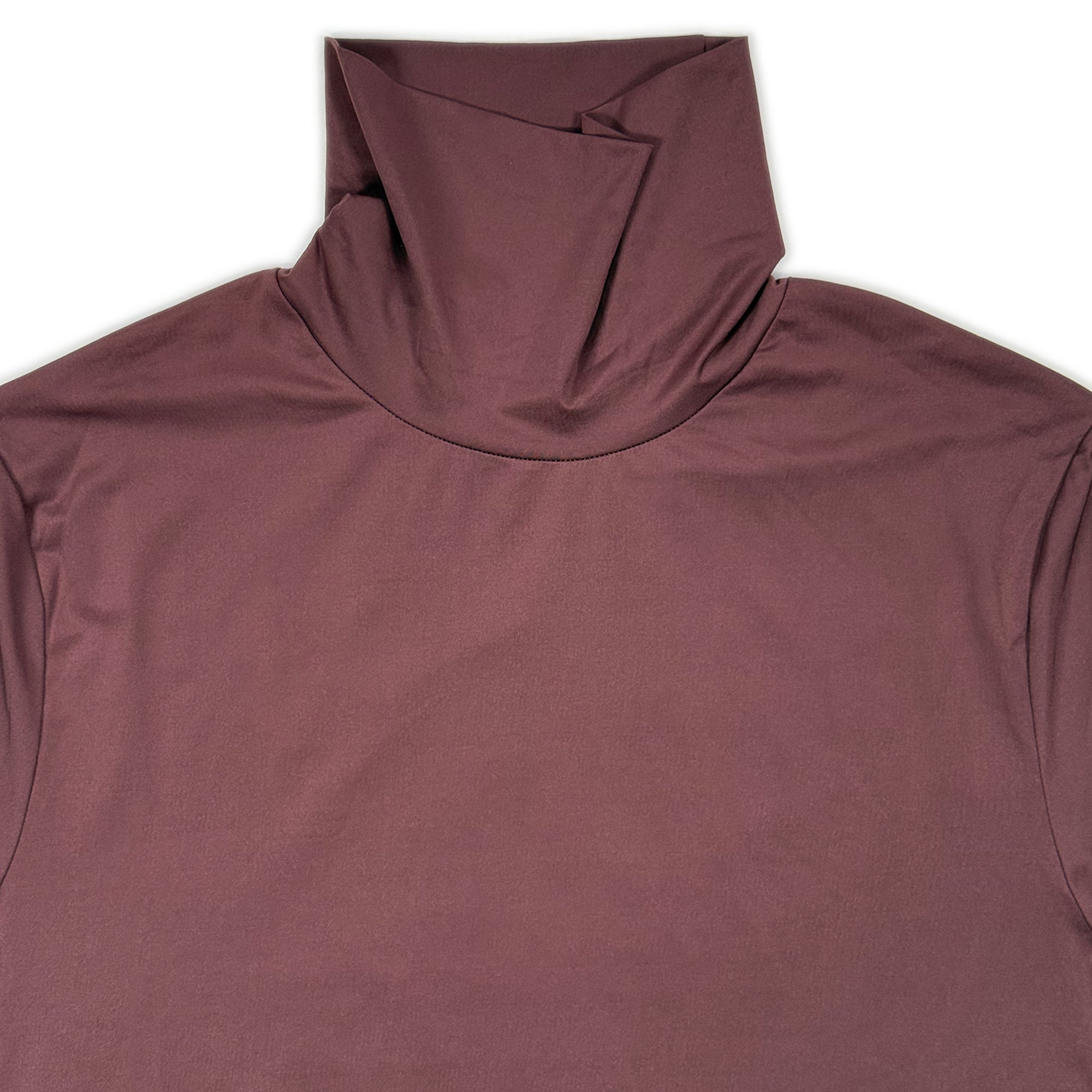 Heyze Stretch Turtle Neck Top – Aubergine