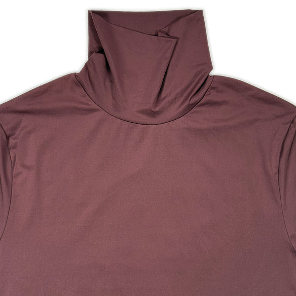 Heyze Stretch Turtle Neck Top – Aubergine