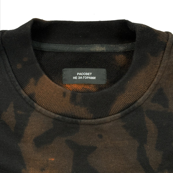 Bleached Crew Neck Sweatshirt