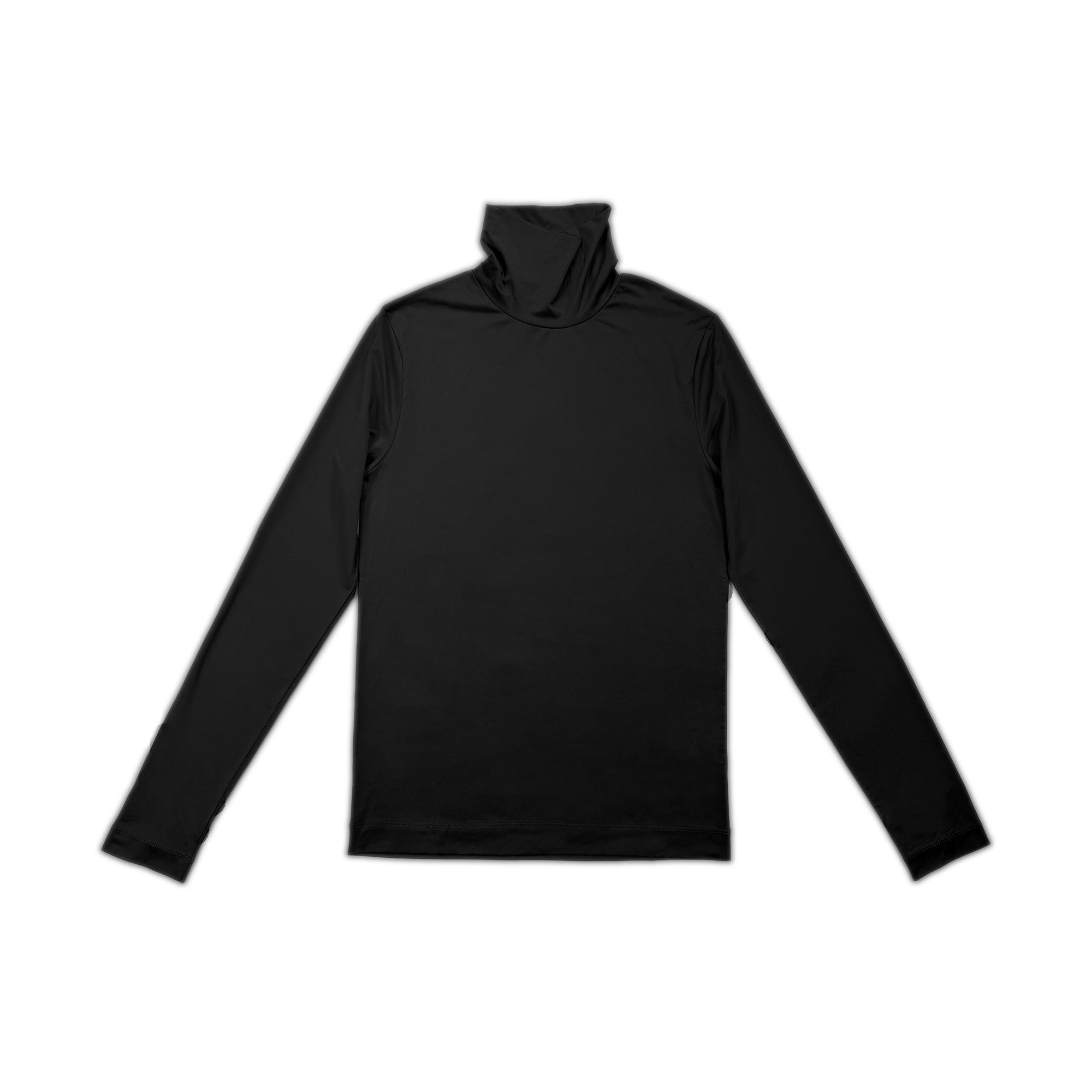 Heyze Stretch Turtle Neck Top – Black