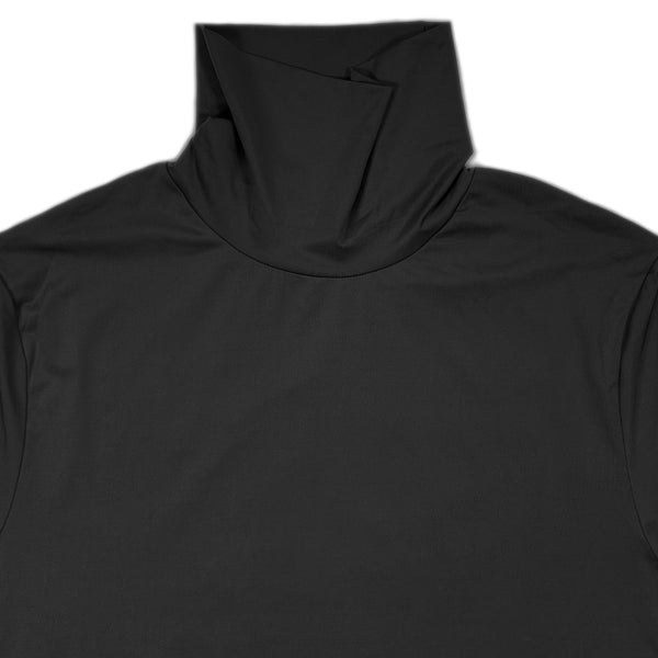 Heyze Stretch Turtle Neck Top – Black