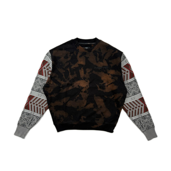 Bleached Crew Neck Sweatshirt