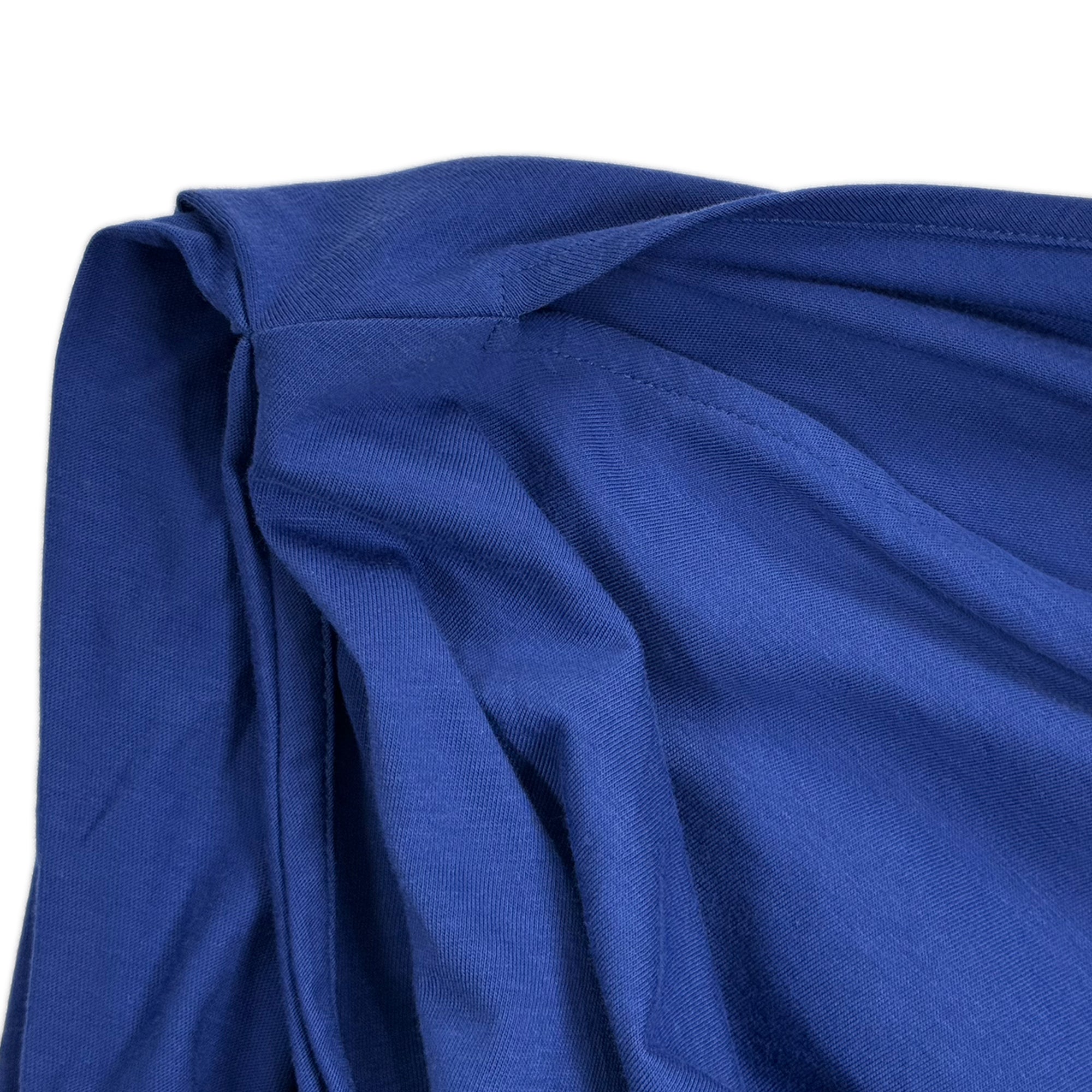 Asymmetric Tie Shoulder Top – Cobalt