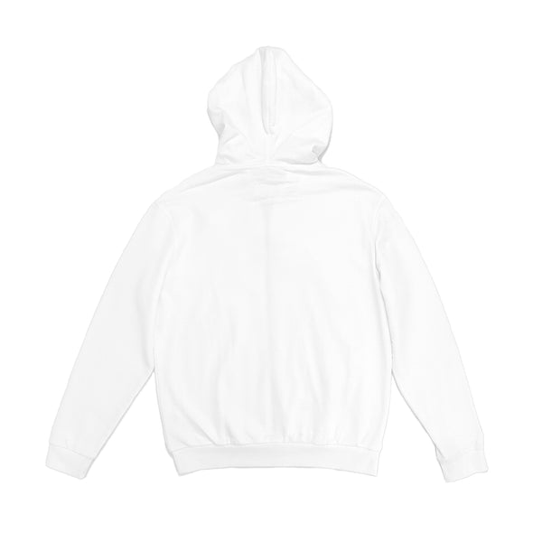 Triple Zip Hoodie - White