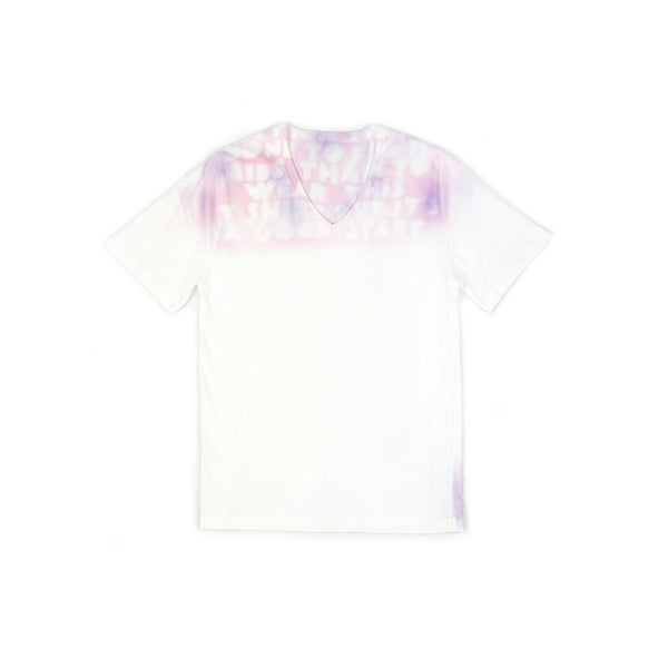 AIDS Charity T-shirt – White/Pink