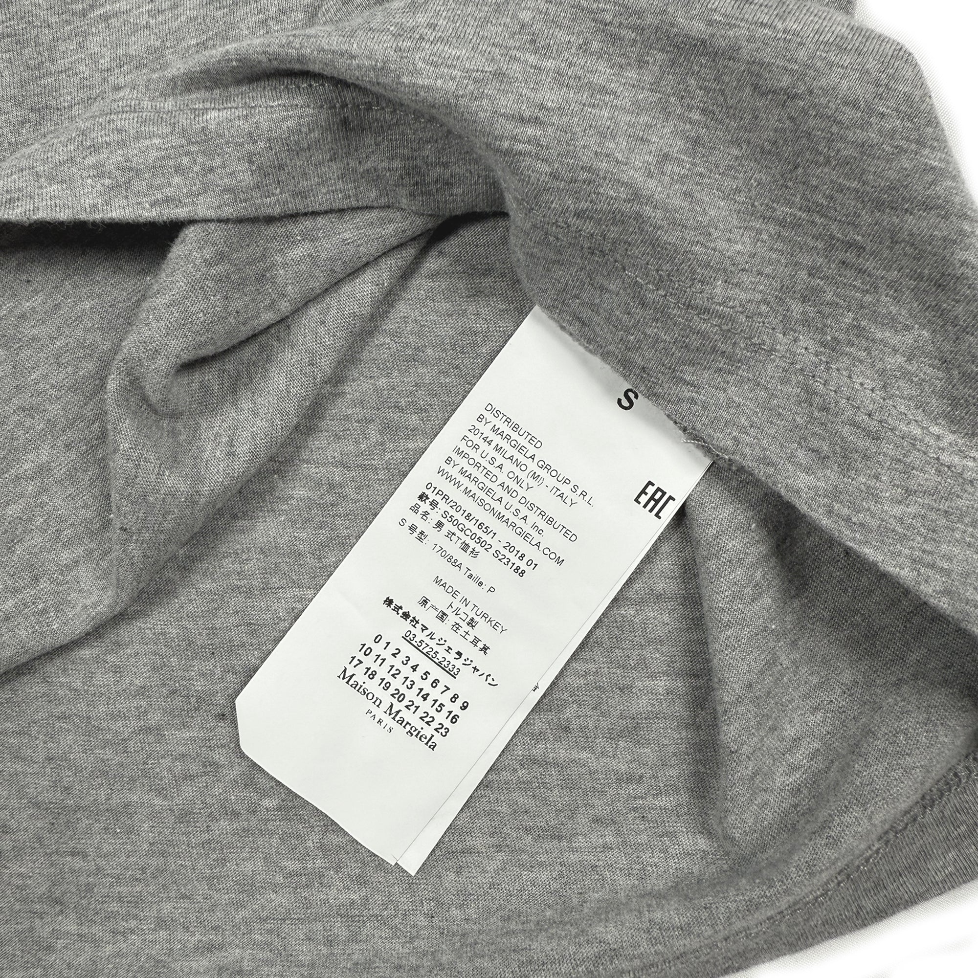 Line 10 T-shirt – Light Grey Marle