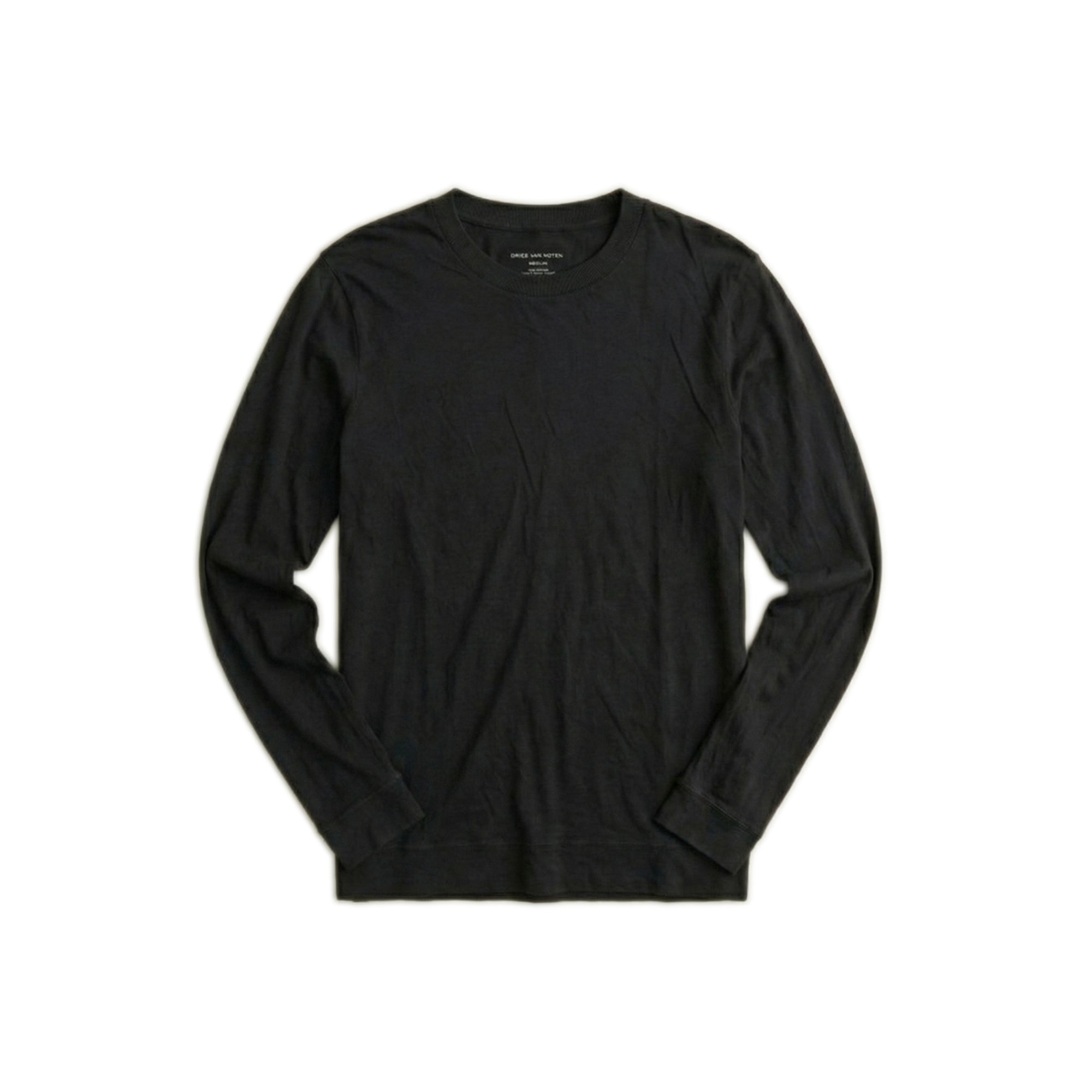 Ultra-fine Organic Cotton Long Sleeve – Black