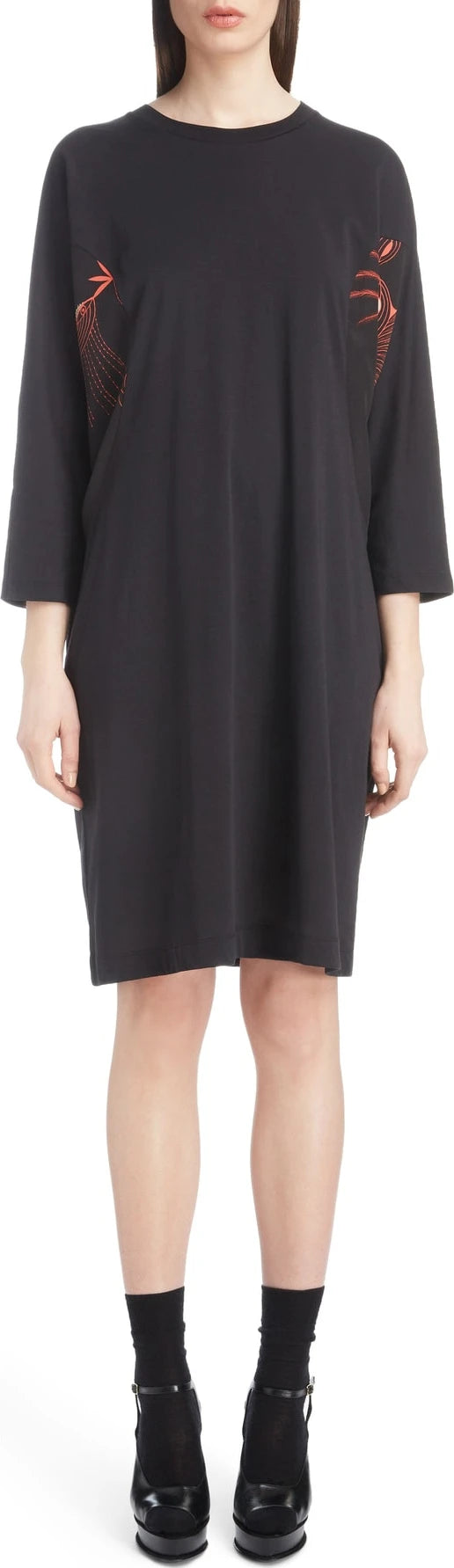 Dolman Sleeve Jersey Dress