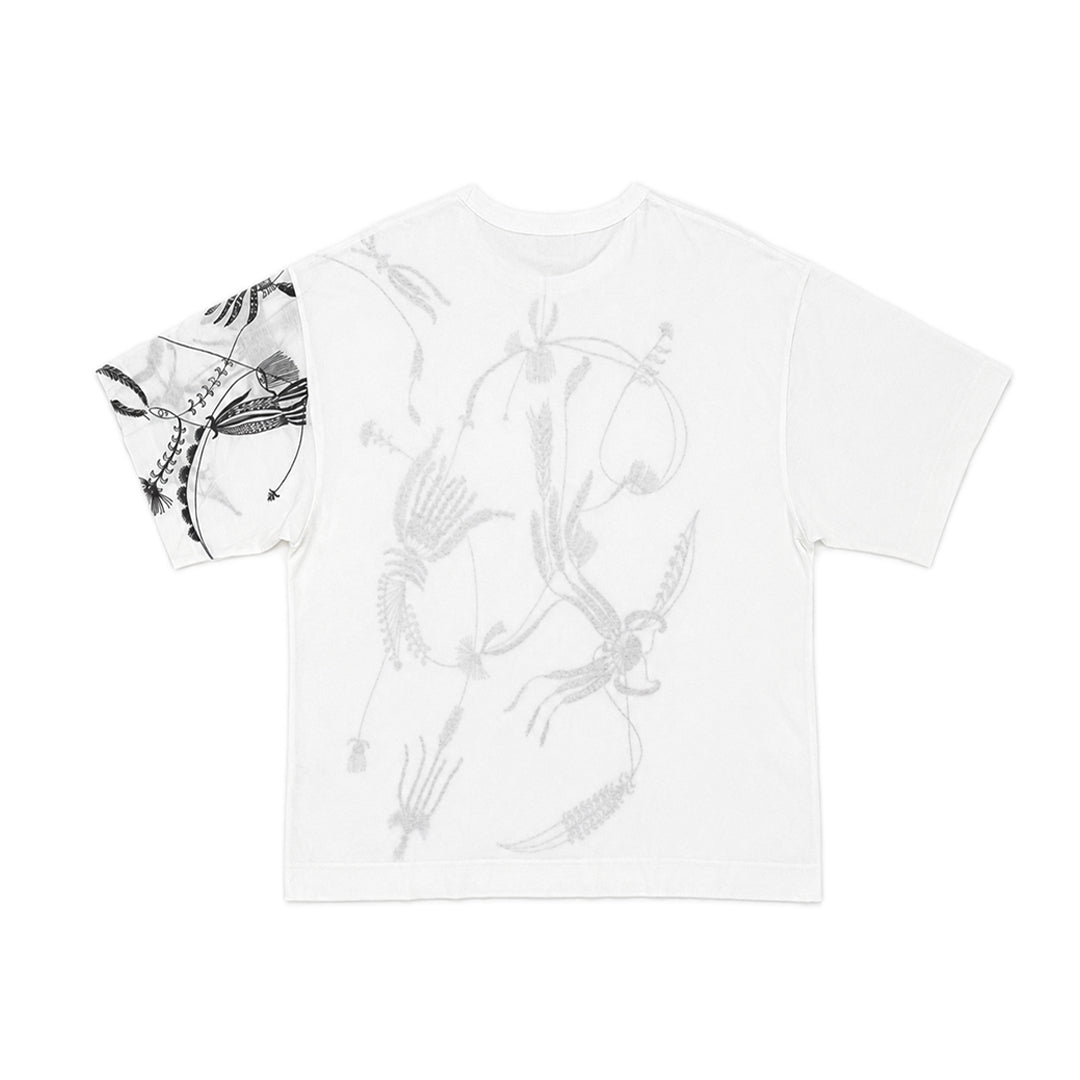 Embroidered Oversized T-shirt White