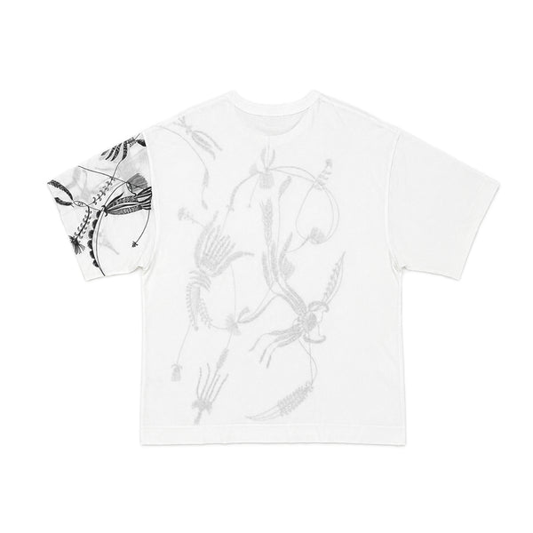 Embroidered Oversized T-shirt White
