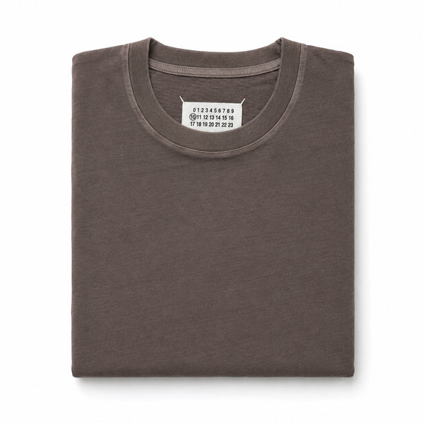 Line 10  T-shirt - Enzyme Washed Brown