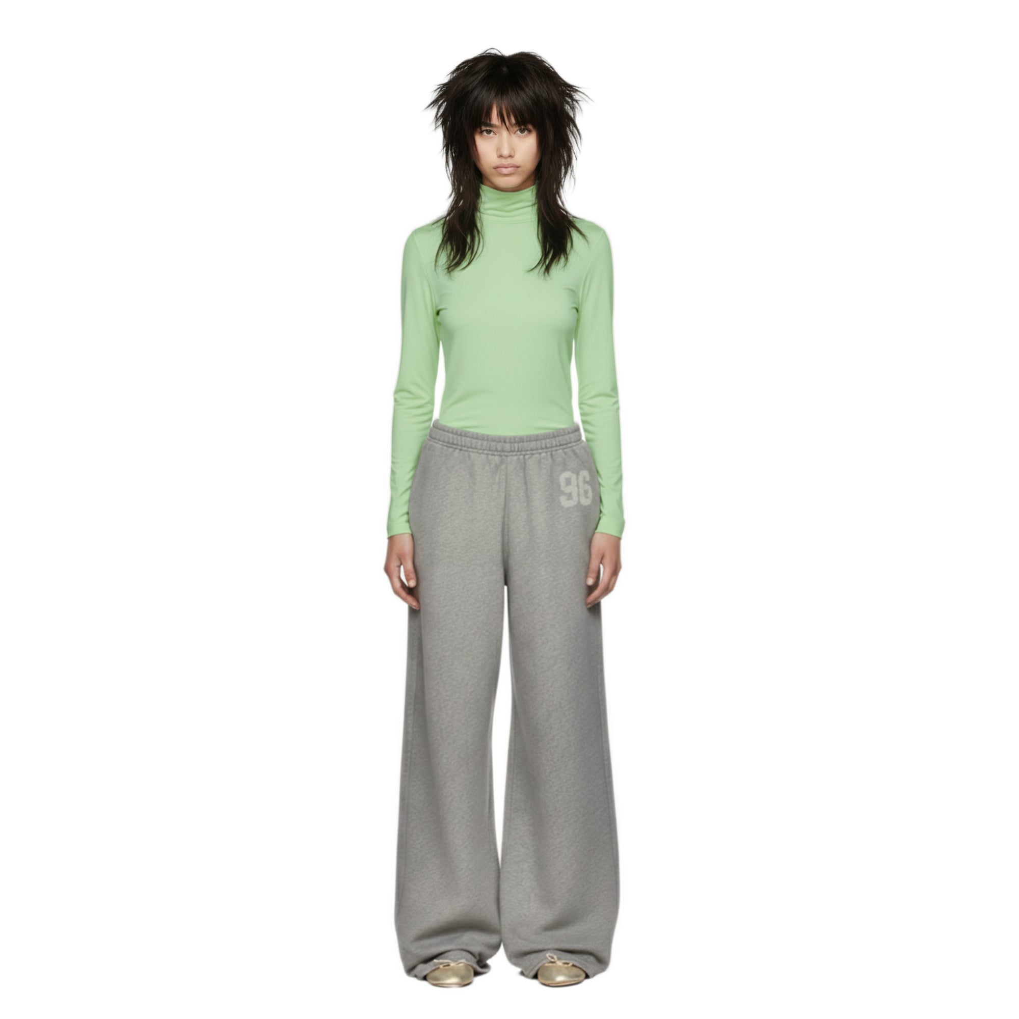 Heyze Stretch Turtle Neck Top – Mint