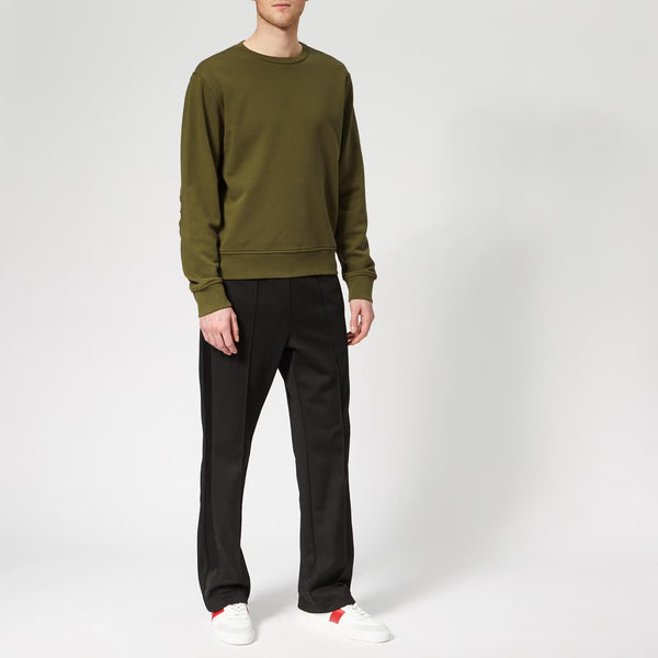 Elbow Patch Sweatshirt - Olive