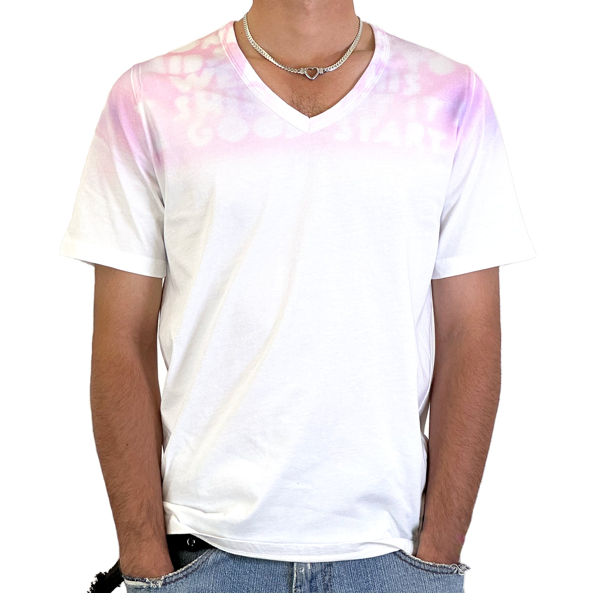 AIDS Charity T-shirt – White/Pink