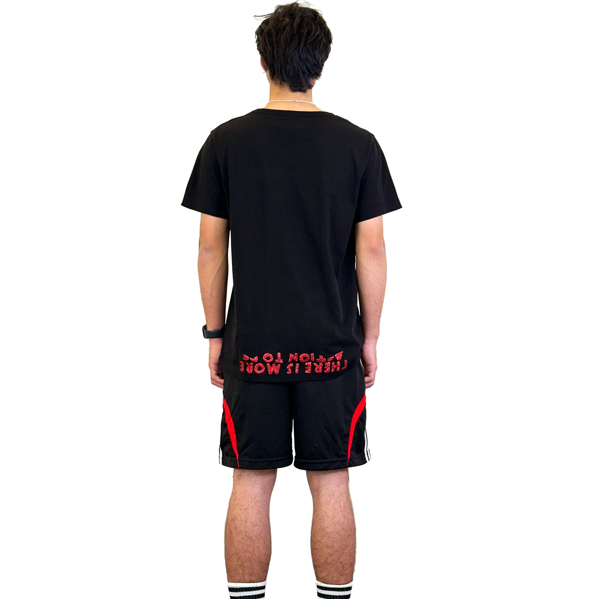 AIDS Charity T-shirt – Black/Red