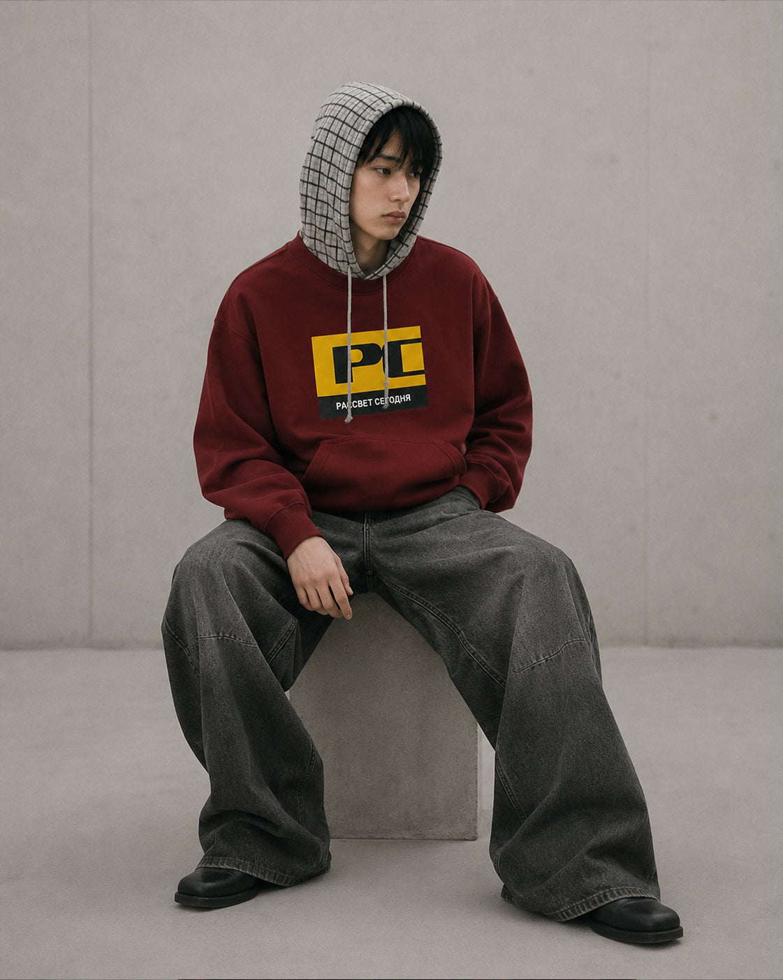 Logo Hoodie – Red