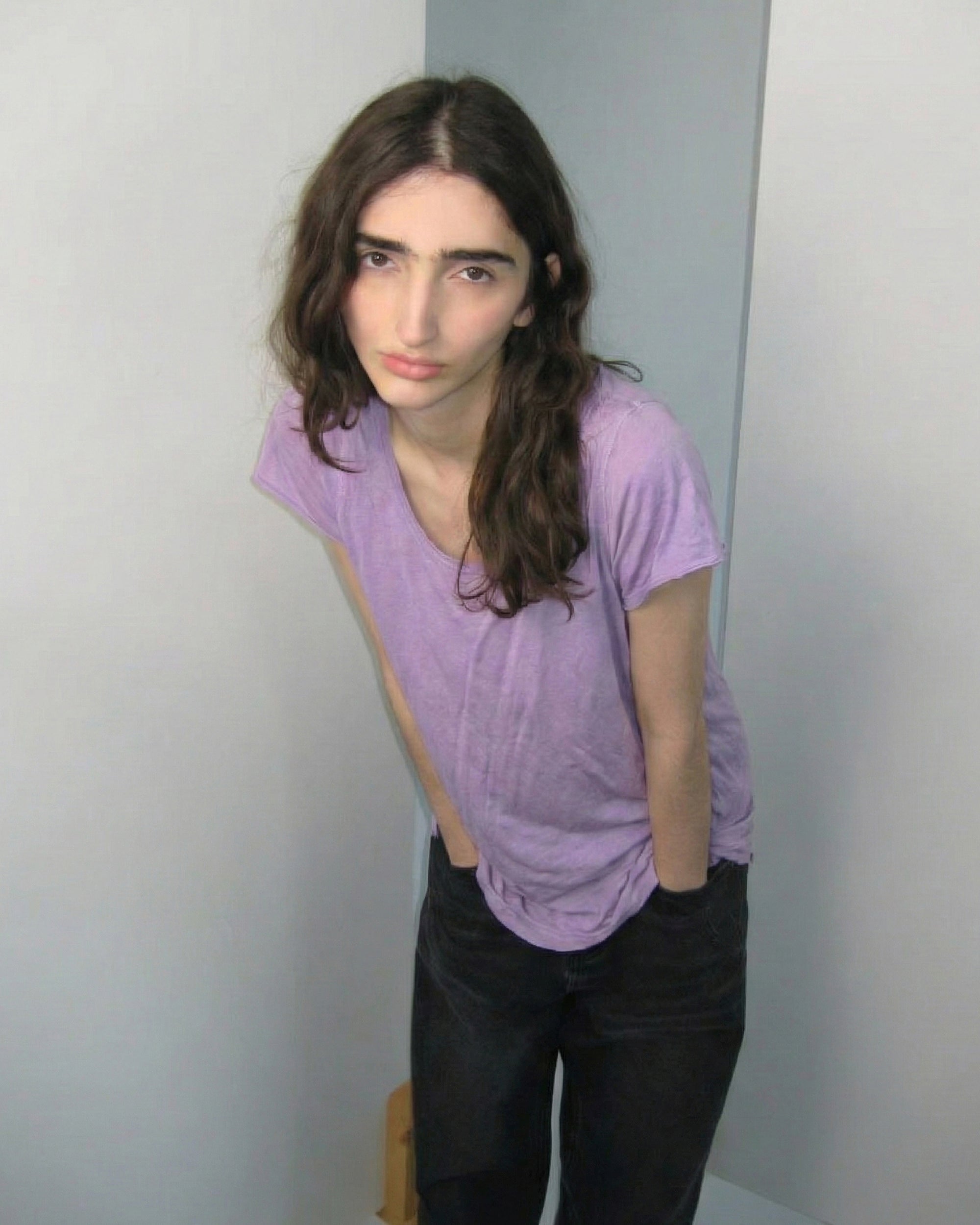 Ultra-fine organic T-shirt – Lilac