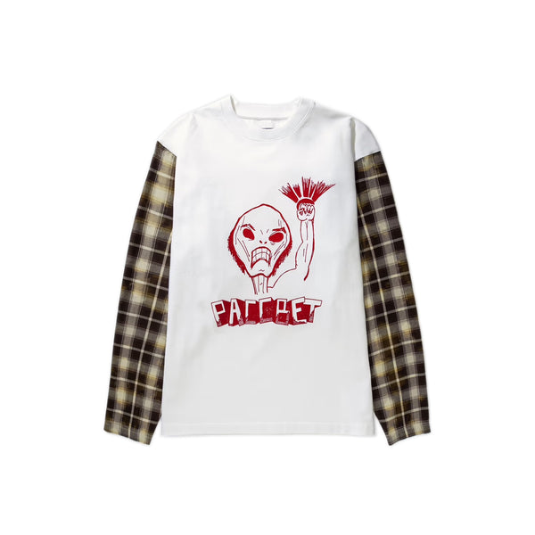 Hybrid Check Sleeve Sweatshirt