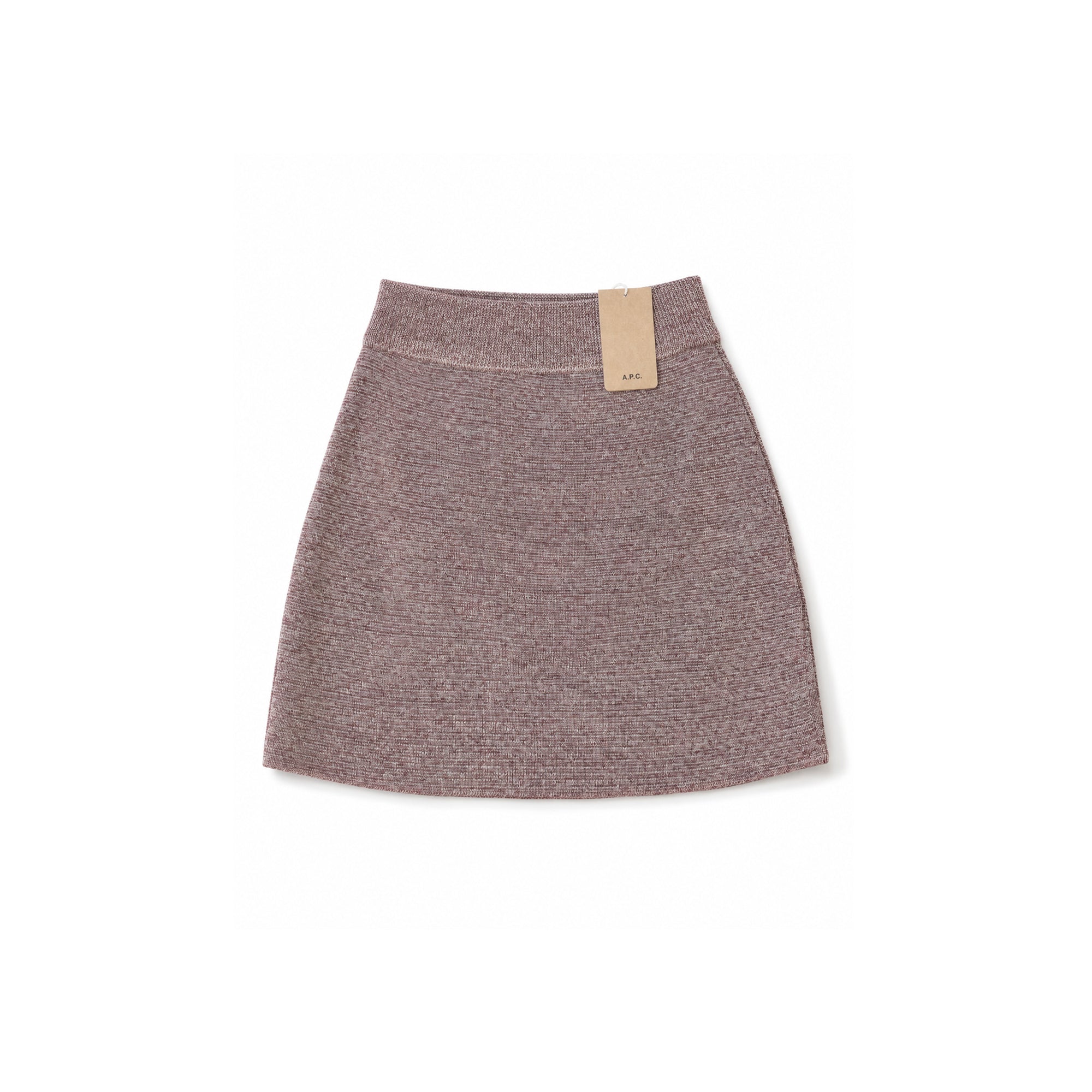 Jupe Milano Knit Mini Skirt – Noisette