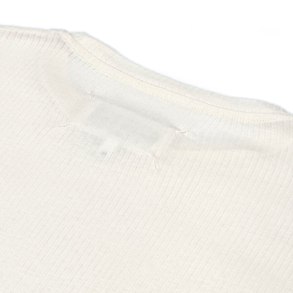 Line 10 Ribbed Cotton Top – Off White