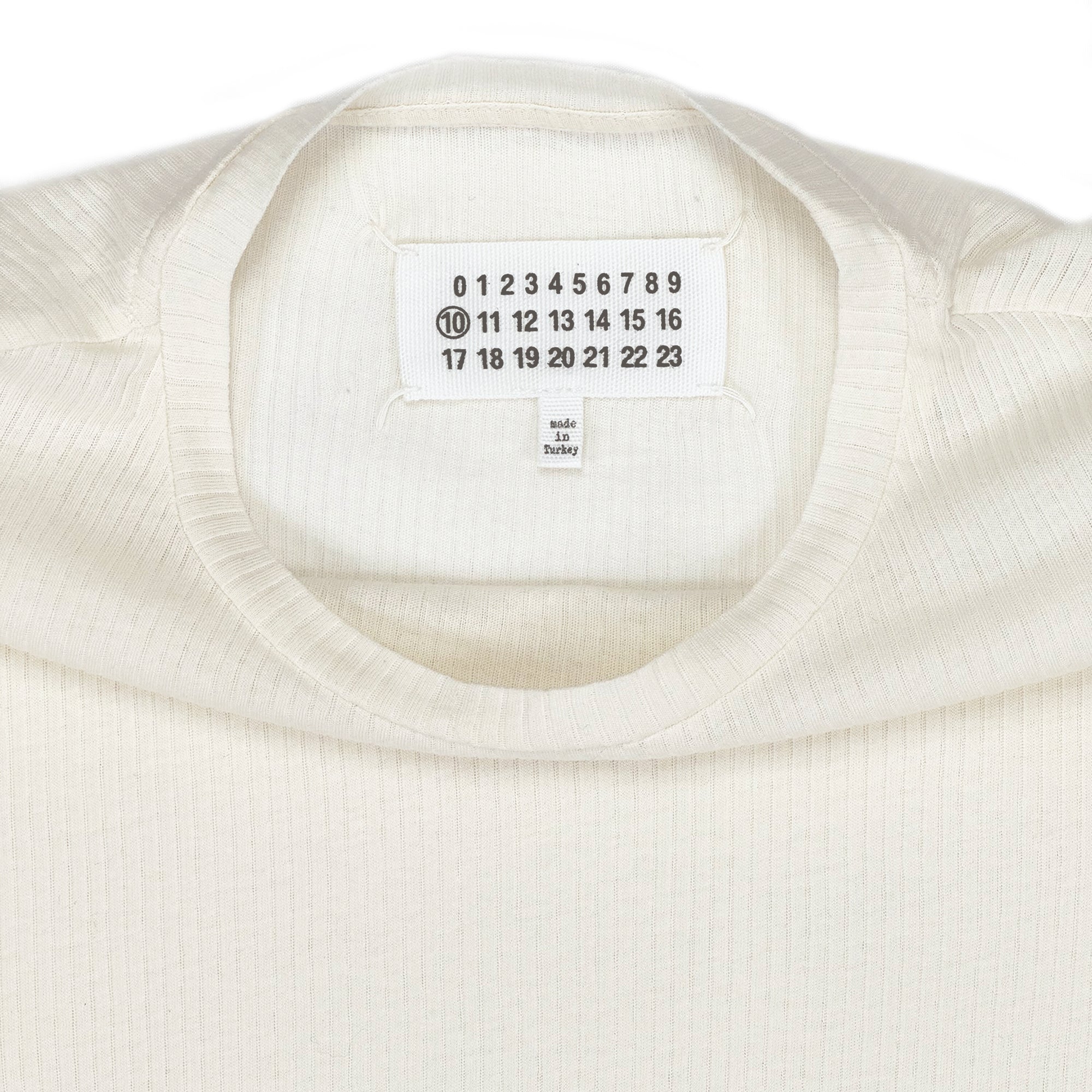 Line 10 Ribbed Cotton Top – Off White