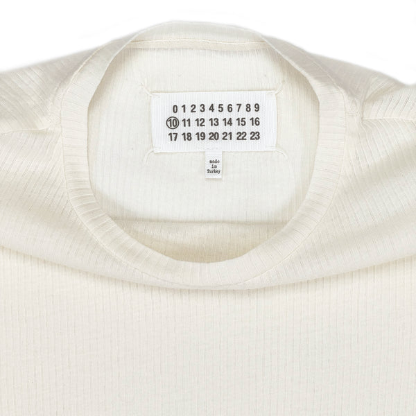 Line 10 Ribbed Cotton Top – Off White
