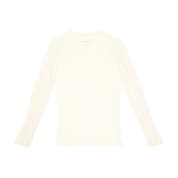 Line 10 Ribbed Cotton Top – Off White